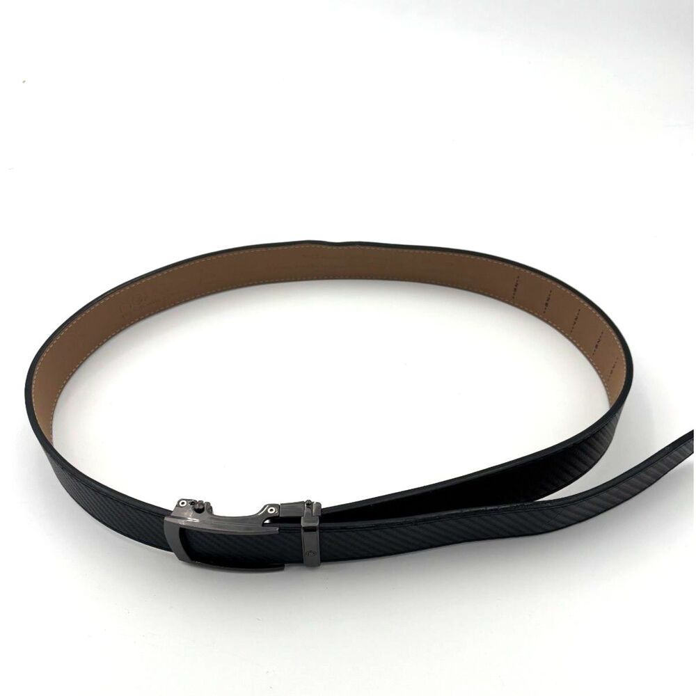 Nexbelt Vetica Carbon Black,1 3/8" Strap, Men's Dress Ratchet Belt | Cut to 38"|